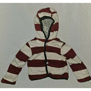 Burt's Bees Baby Striped Quilted Jacket 6/9M